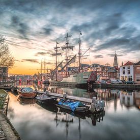 Vieux Haarlem sur Photo Wall Decoration