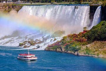 Le souffleur de corne aux chutes du Niagara sur Henk Meijer Photography