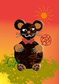 Kinderzimmerbild  -   Bär 2 von Roswitha Lorz