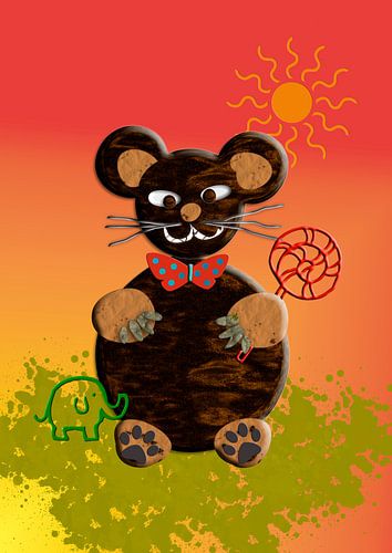 Kinderzimmerbild  -   Bär 2