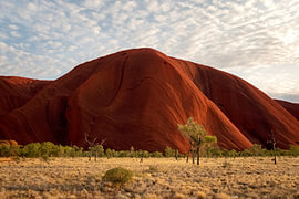 La montagne sacrée d'Uluru