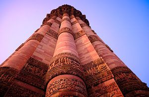 Toren van vrijdagmoskee in New Delhi