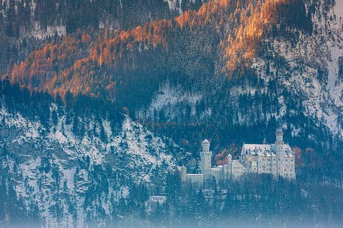 Kasteel Neuschwanstein, Allgäu, Beieren, Duitsland