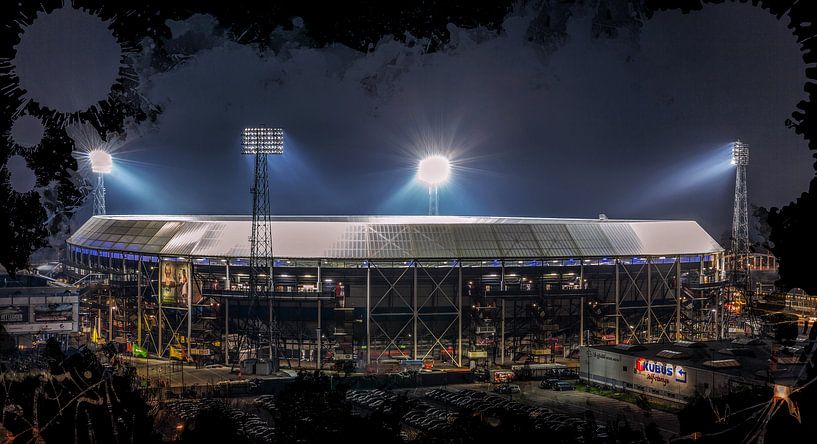 Feyenoord ART Rotterdam Stade "De Kuip" Parking par MS Fotografie | Marc van der Stelt