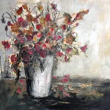 Bloemen in een vaas van Christin Lamade