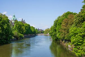 Kirche St. Lukas am Isarkanal, München, Oberbayern, Bayern, Deu