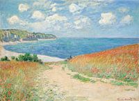 Chemin dans les champs de blé à Pourville, Claude Monet