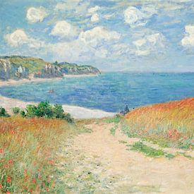 Chemin dans les champs de blé à Pourville, Claude Monet