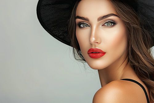 digitaal portret vrouw