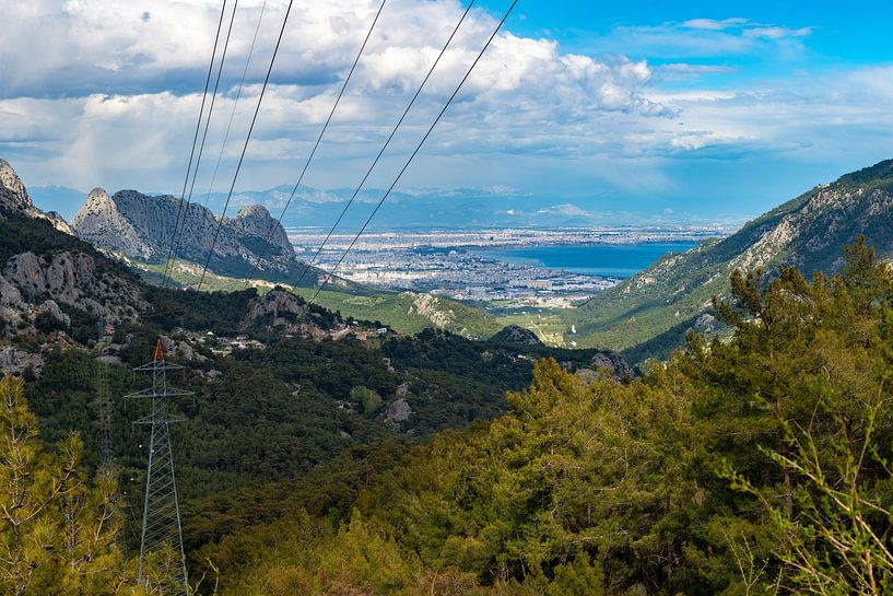 Mountain views of Antalya and the Mediterranean by Photo Art Thomas Klee