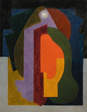 Albert Gleizes - Dromerig gedicht (1922) van Peter Balan