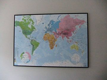 Photo de nos clients: Planisphère Continents et Océans  sur MAPOM Geoatlas