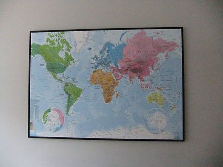 World Map CONTINENTS style (2025 update)