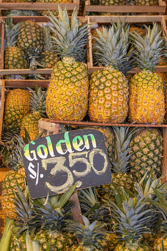 Ananas auf dem Markt