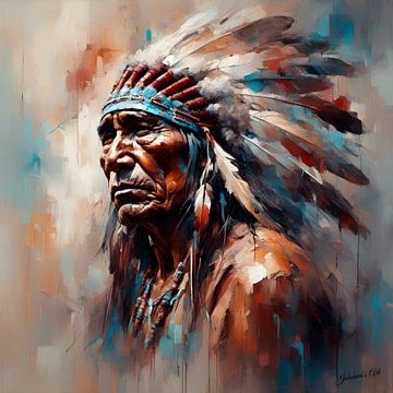 Native American Heritage 15 by Johanna's Art
