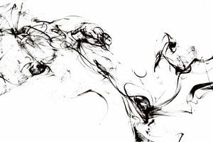 Abstracte zwarte rook - Spirit Mood