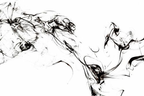 Abstracte zwarte rook - Spirit Mood