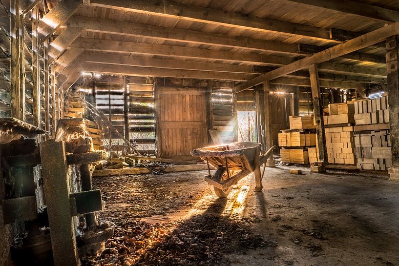 Urbex, Barrow in the sun by Harmen Goedhart