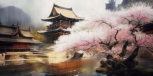 Todaiji-Tempel im Frühling