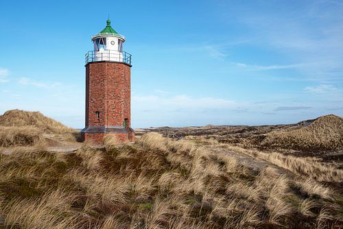 Red Cliff Vuurtoren, Sylt, Noord-Friesland, Duitsland