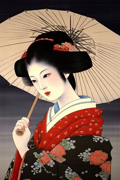 Enchanting Geisha, Harmony of Beauty by Peter Balan