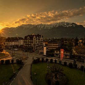 Sonnenaufgang in Interlaken von Patric Teucher