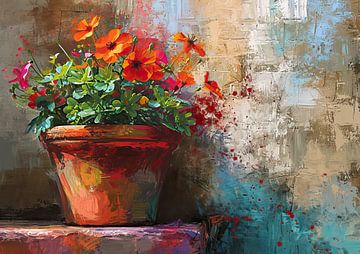 Bloom | Art floral moderne sur Peintures accrocheuses