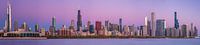 Panorama der Skyline von Chicago von Photo Wall Decoration Miniaturansicht