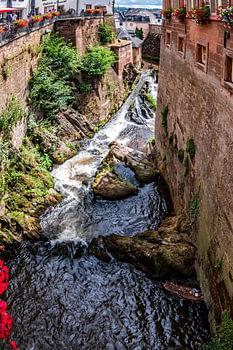 Kanal durch Saarburg