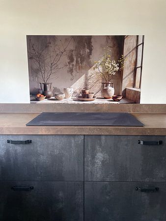 Ländliches Stillleben Erdtöne