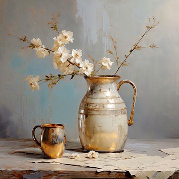 Stilleven Boeket van Preet Lambon