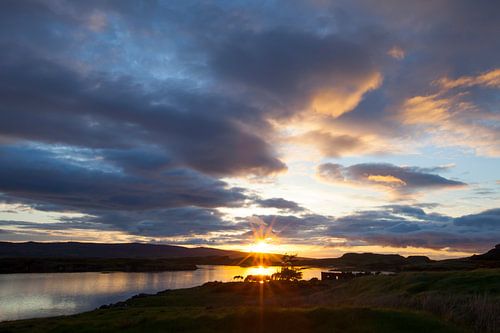Sonnenuntergang in Skye Schottland