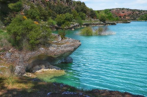 Lagunas de Ruidera, provincie Albacete, Spanje.