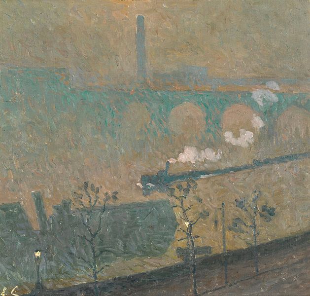 Fog, Lighted Lanterns, Emile Claus by Masterful Masters