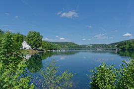 Lister dam in the Sauerland by Peter Eckert