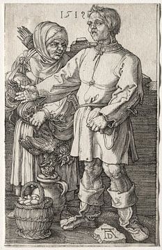 Die Bauern auf dem Markt, Albrecht Dürer