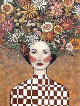 Bloemen in mijn gedachte (nr.2023-03) van Kris Stuurop