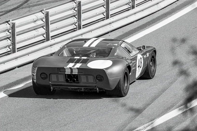 Ford GT40 classic race car leaving the pits by Sjoerd van der Wal Photography