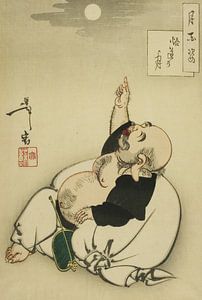 Tsukioka Yoshitoshi - Moon of Enlightenment (Godo no tsuki)