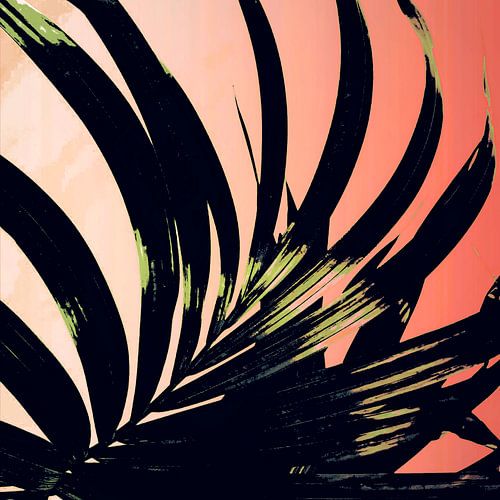 Zomerpalm geïnspireerd door Andy Warhol V