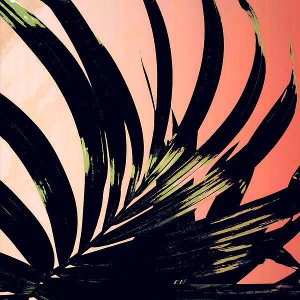 Summer Palm inspired by Andy Warhol V by Mad Dog Art