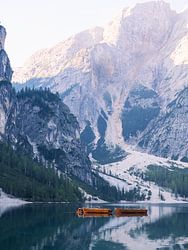 Een stille ochtend aan Lago di Braies