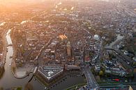 Zwolle van boven, Peperbus Zwolle centrum van Thomas Bartelds thumbnail