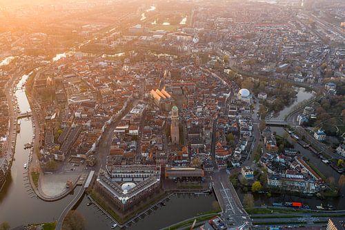 Zwolle vue d'en haut, centre Peperbus Zwolle