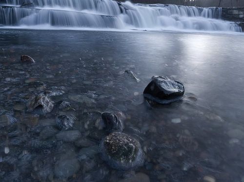 Lange blootstelling Chrysopraswehr (natuurlijk)