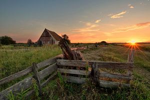 Oude schapenboet Texel van John Leeninga