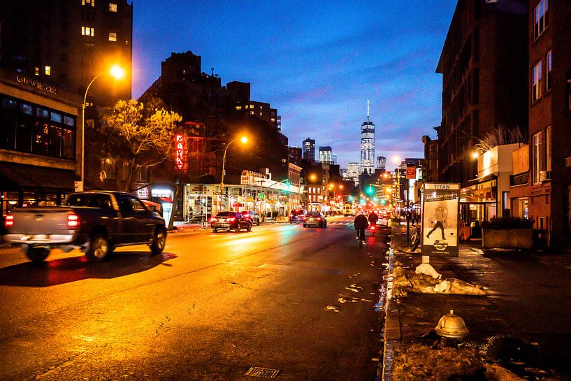 la vie nocturne dans les rues de New York par Eric van Nieuwland