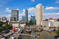 Leuvehaven Rotterdam mit Museumsschiff Buffel von Anton de Zeeuw Miniaturansicht