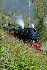 The Harz narrow gauge railway on the way from Wernigerode to the Brocken by t.ART