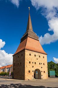 Blick auf das Steintor in Rostock
